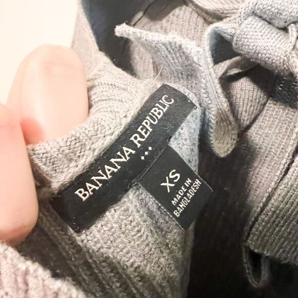 Banana Republic Wool Blend Tie Back Sweater Size XS - Picture 5 of 6